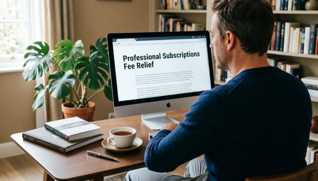 Looking for Professional Subscriptions Fee Relief