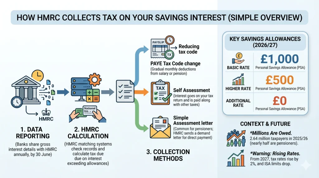How Does HMRC Collect Tax On Savings Interest