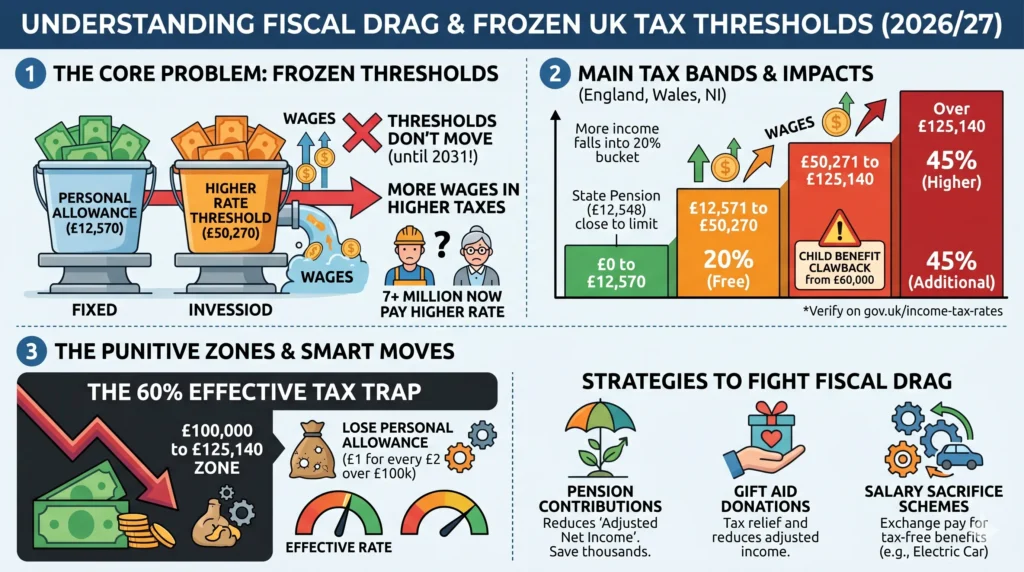 HMRC Tax Warning Income Thresholds in the UK for 2026/27